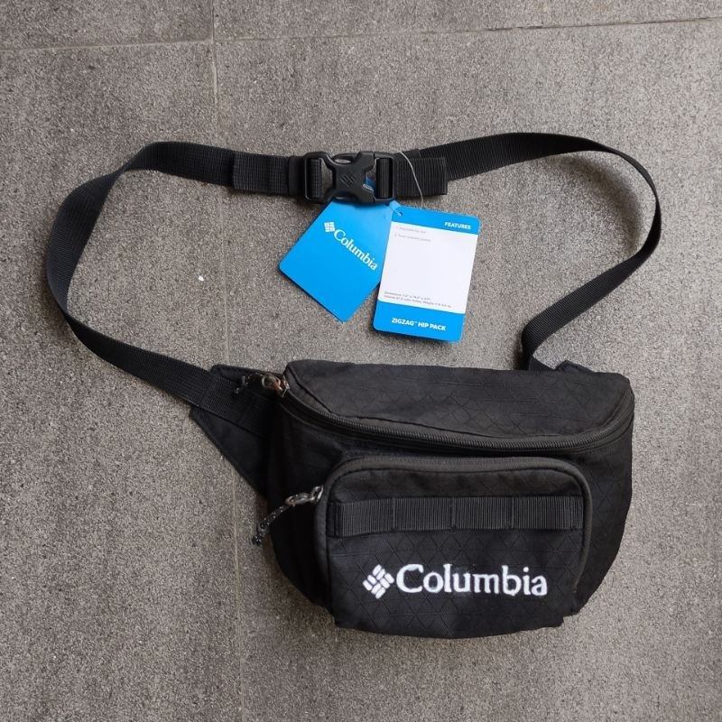 tas waist bag columbia zigzag hip pack original good condition
