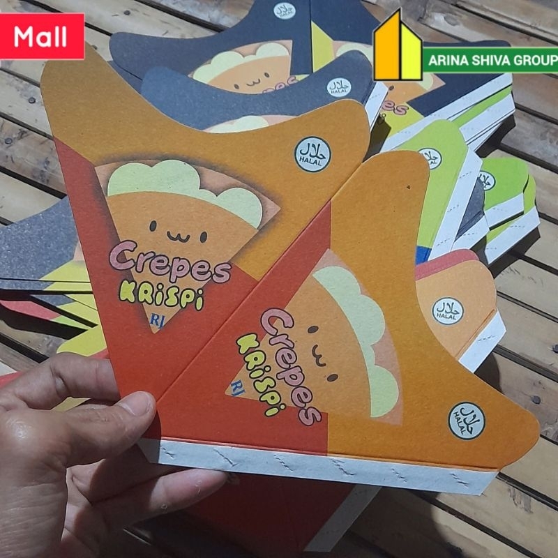 

400 LEMBAR KEMASAN CREPES MINI SUPER QUALITY | KERTAS KREPES CRISPY HIGH QUALITY | BOX LEKKER WAFFLE CROFFLE MURAH PRODUK TERBARU | TOKO KEMASAN ONLINE | TOKO ANEKA KEMASAN OFFICIAL | ARINA SHIVA GROUP | SHIVACORP 2119