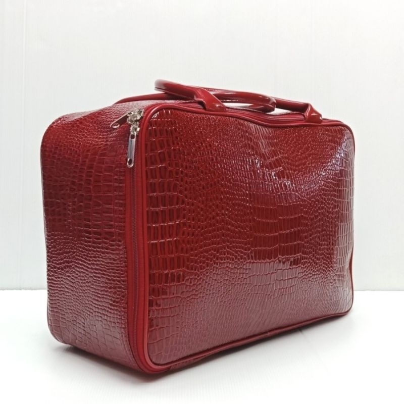 TAS KOPER WANITA TRAVEL BAG JINJING PREMIUM MAROON