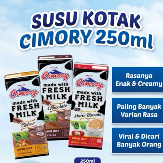 

susu kotak Cimory 250Ml