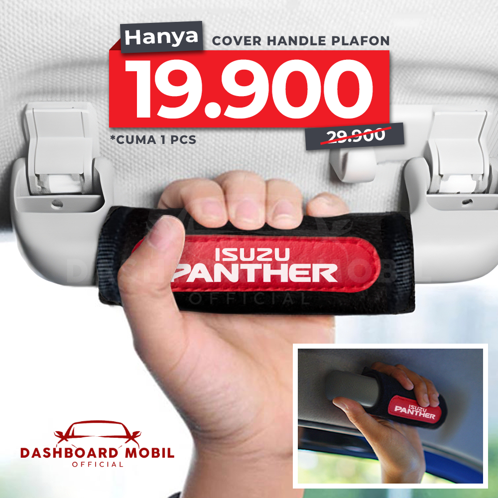 Cover Handle Plafon Mobil Sarung Pelindung Pegangan Tarikan Atap Aksesoris ISUZU DMAX MUX PANTHER