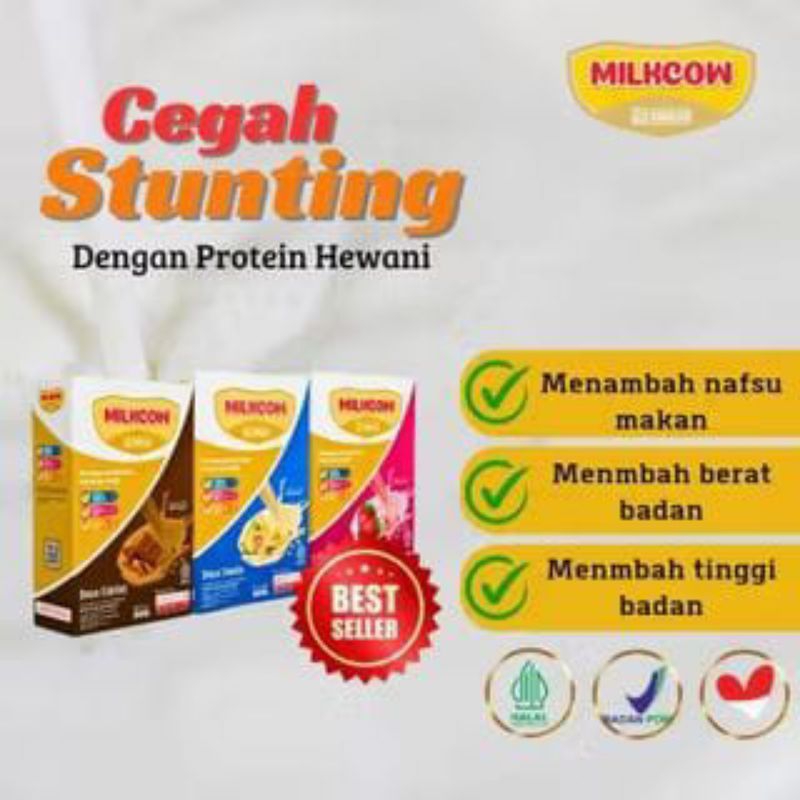 

Susu Penambah Berat Badan MILKCOW 500gr Original | Lahap Makan