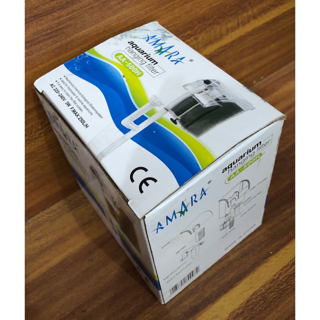 Amara Filter Gantung Hanging Filter Aquarium AA-500H AA 500H Aquascape