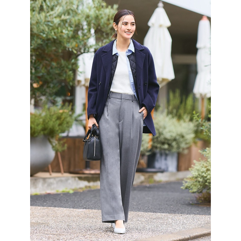 UNIQLO Pleated Wide Pants (Single Tuck) / Celana Panjang Pria / JP62 / Size M