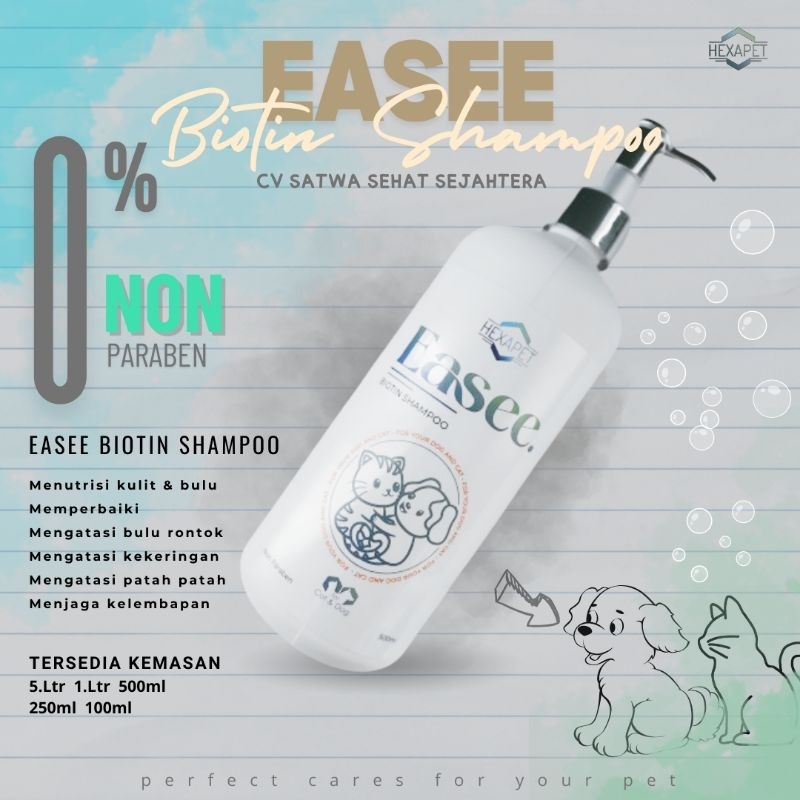 Easee Biotin Shampoo Hexapet