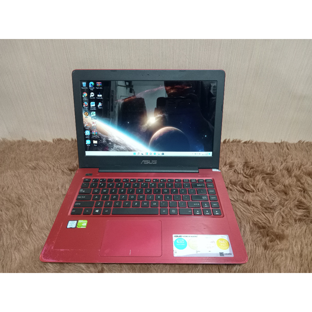 Laptop Asus A456U ram 8gb ssd 128gb intel core i5-7200u murah
