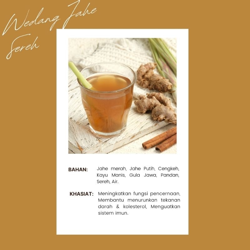 

ROOTED GUT - Jamu Wedang Jahe Sereh