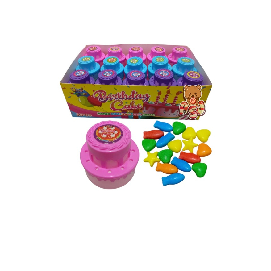 

C&J PERMEN BIRTHDAY CAKE BOX ISI 30