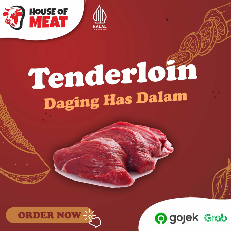

Daging Sapi Lokal Segar Has Dalam Tenderloin fresh PREMIUM