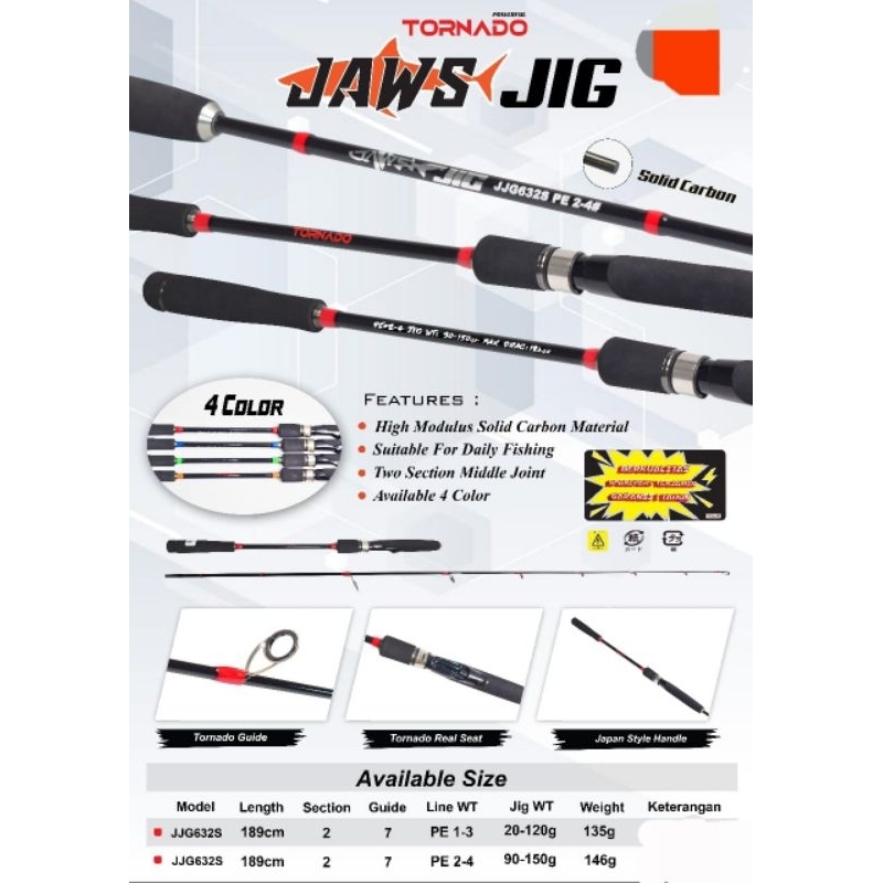 Joran Jigging Tornado Jaws Jig