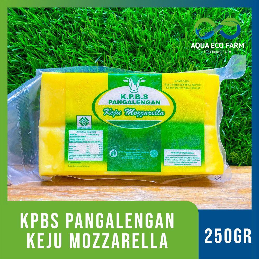 

[AquaEcoFarm] Keju Mozarella KPBS Pangalengan 250gr Bandung