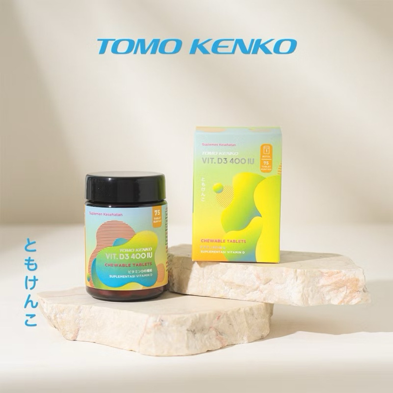 Tomo Kenko D3 400 IU Chewable Tablet Kunyah High Quality