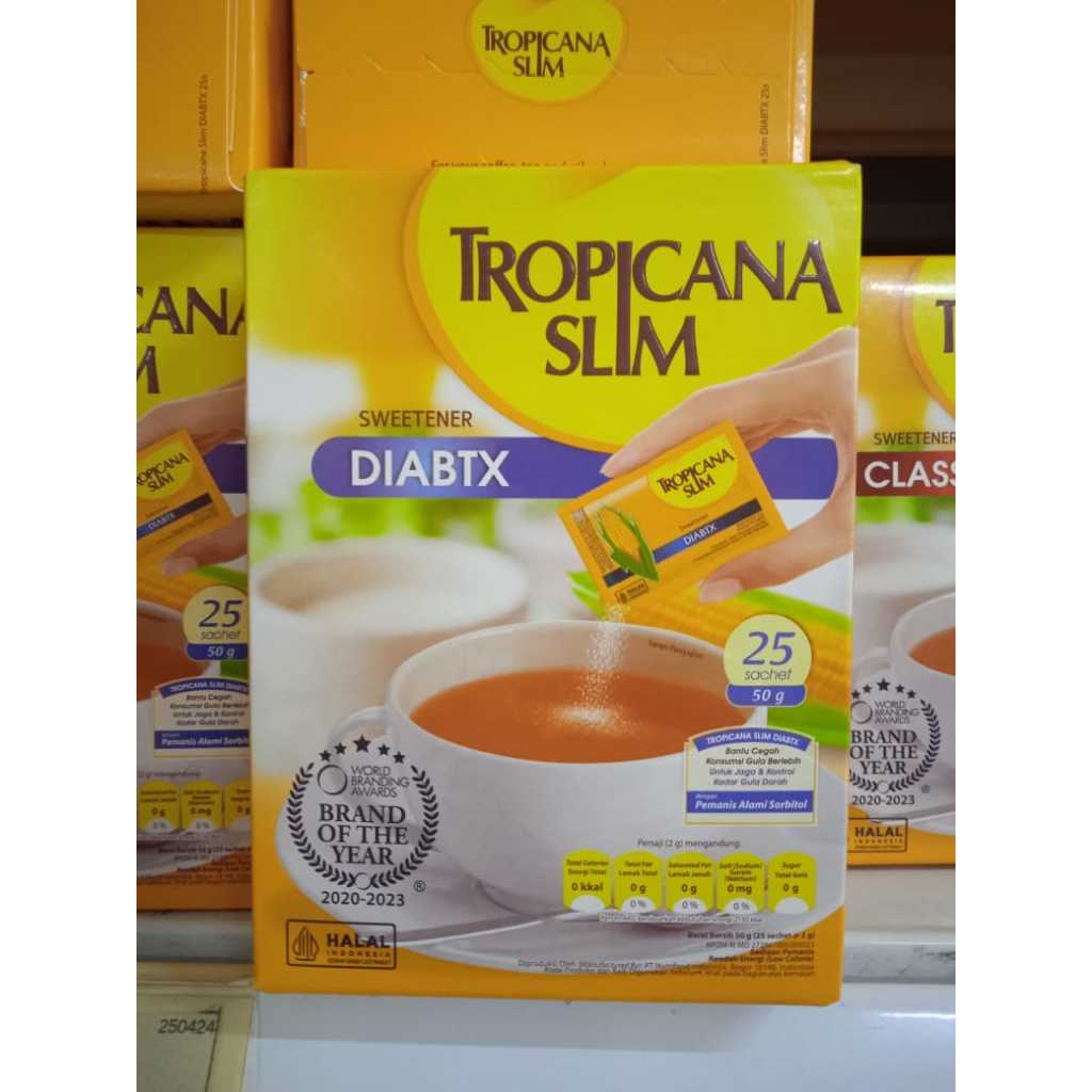 

TROPICANA SLIM SWEETENER DIABETICS 25 S