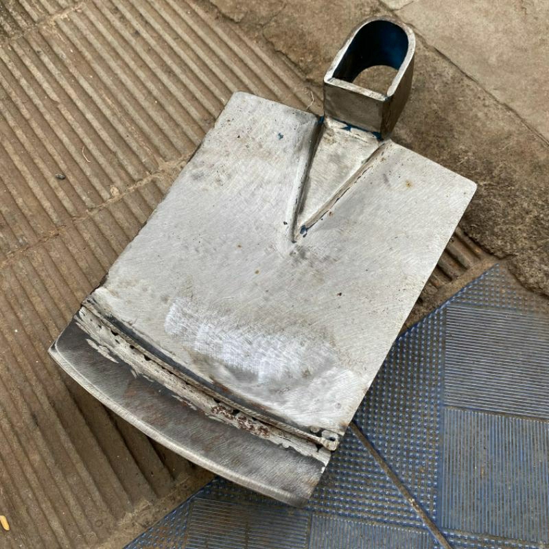 Cangkul asli Baja putihan model terek - Cangkul Berkebun siap pakai