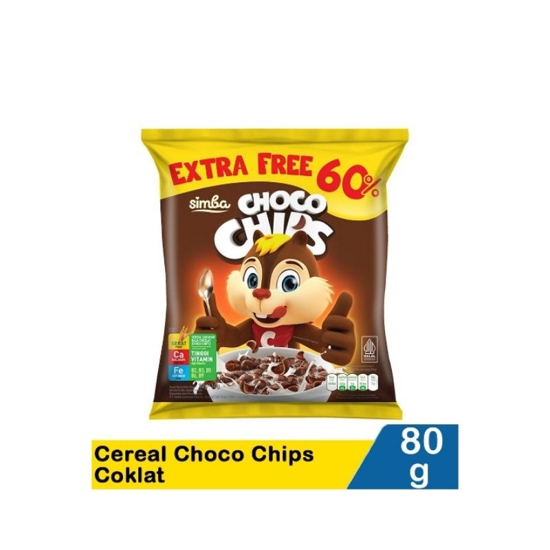

Simba Cereal Choco Chips Cokelat 80G