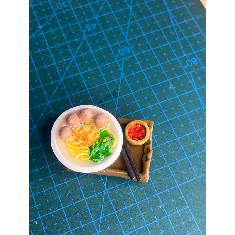 MINIATUR BAKSO MAKANAN NUSANTARA MINIATUR MAKANAN MAGNET KULKAS