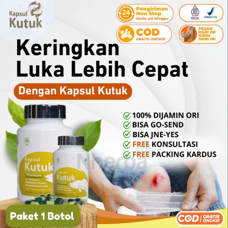 KAPSUL EKSTRAK KUTUK OBATI LUKA PASCA OPERASI ALBUMIN