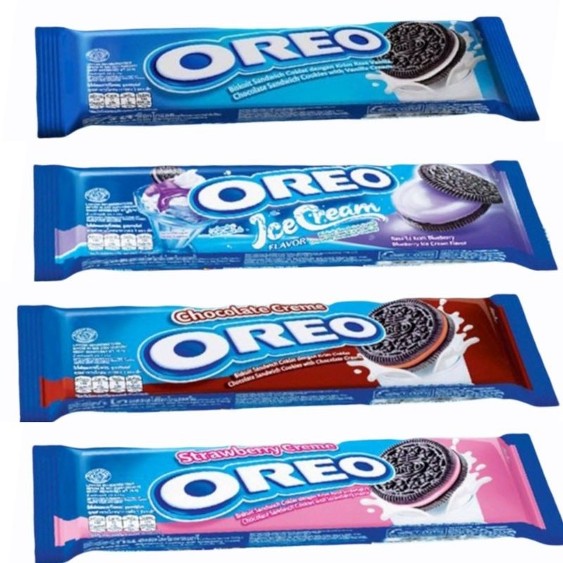 

OREO Lup 27.6gr Box Coklat, Original, Strawberry, Ice cream