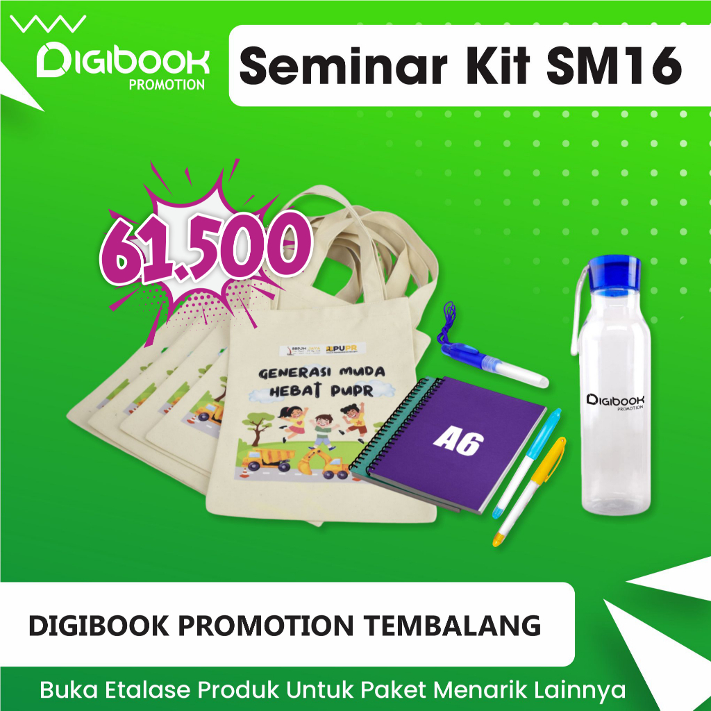 

Belacu, Tumbler Colada, Notebook A6 spiral, pulpen bossjell/ boss tali | Custom Paket Seminar Kit Custom isi 4 |SM16