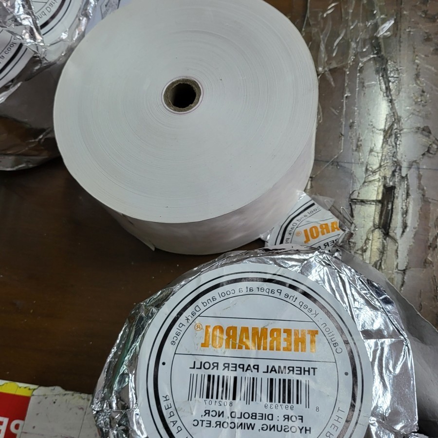 

Thermarol kertas thermal 80 mm x 200 mm