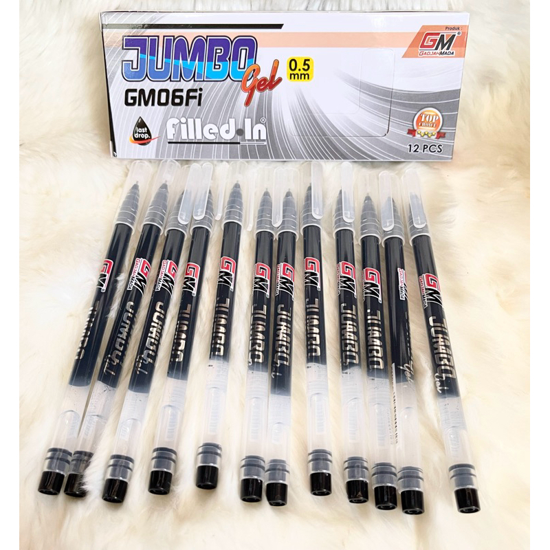 

DAPAT 5pcs Bolpoin Gel hitam murah