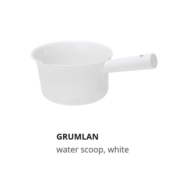 GRUMLAN Gayung aestetic / gayung putih /gayung mandi