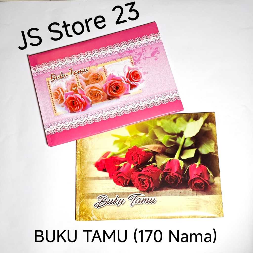 

Buku Tamu Pernikahan / Guest Book Wedding Untuk Mencatat Daftar Tamu isi 170 Nama