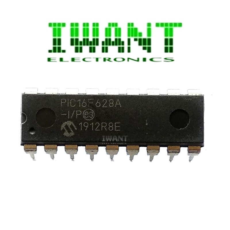 PIC16F628A-i/P PIC16F628A PIC16F628 DIP Flash-Based, Microcontroller 8-Bit CMOS