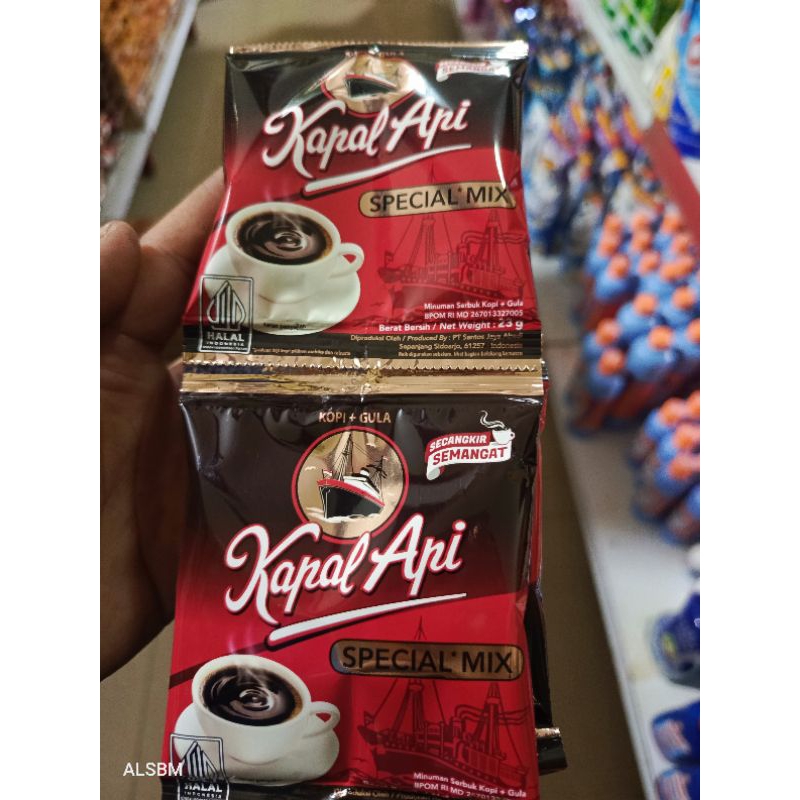 

1 RENTENG ISI 12 PCS x 23 GR - KOPI KAPAL API SPECIAL MIX - KOPI MURAH - PROMO GRATIS ONGKIR