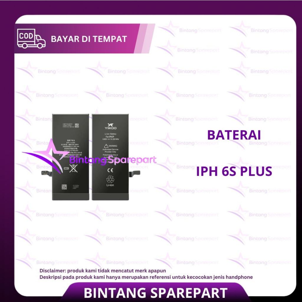 BATERAI IPH 6S PLUS /IPH 6S PLUS BATERAI