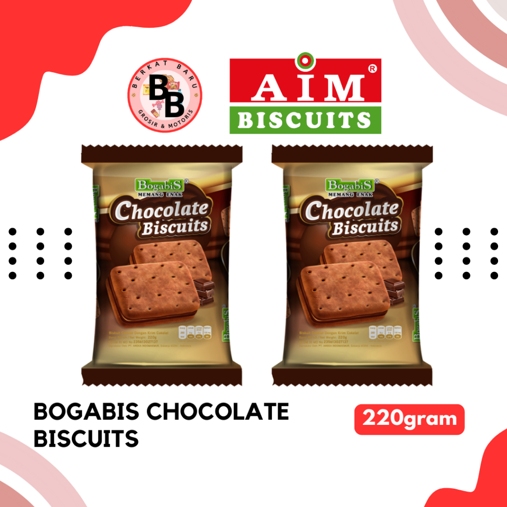 

[BB SNACK] BOGABIS CHOCOLATE BISCUITS 220GRAM