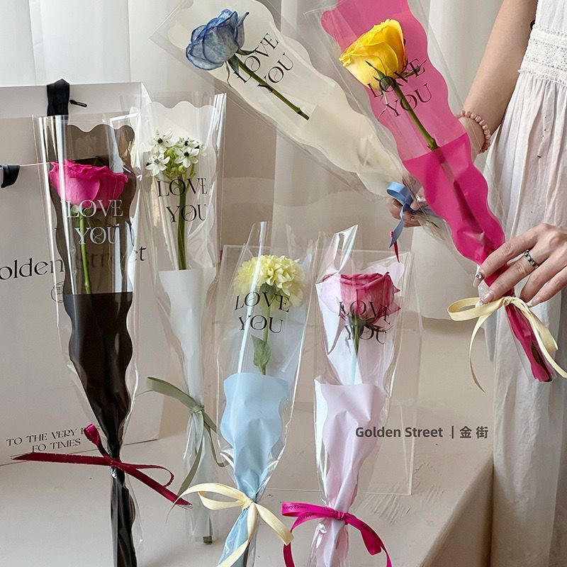 

SUPPLYFLORIST - (5 LEMBAR) PLASTIK PEMBUNGKUS BUNGA MOTIF GELOMBANG PERTANGKAI / PLASTIK BUNGA SINGLE FLOWER / PLASTIK BUNGA LOVE YOU