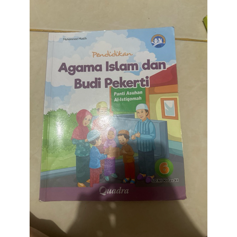 buku pai budi pekerti quadra kelas 6