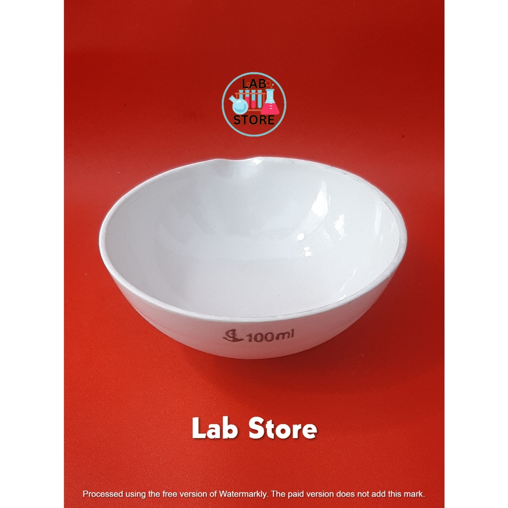 Cawan Uap 100ml / Cawan Penguap 100ml / Cawan Porselin 100ml / Cawan Porselen 100ml