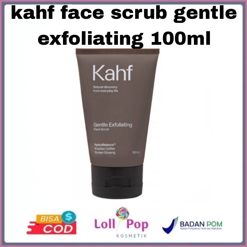 Kahf face scrub gentle exfoliating