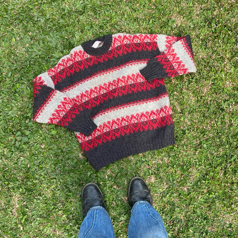 knit rajut sweater vintage second bekas