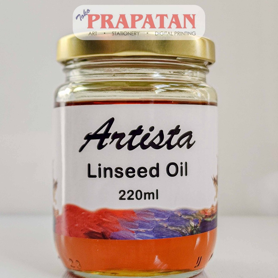 

PROMO TERGILA Artist Linseed Oil 22ml Medium Cat Minyak