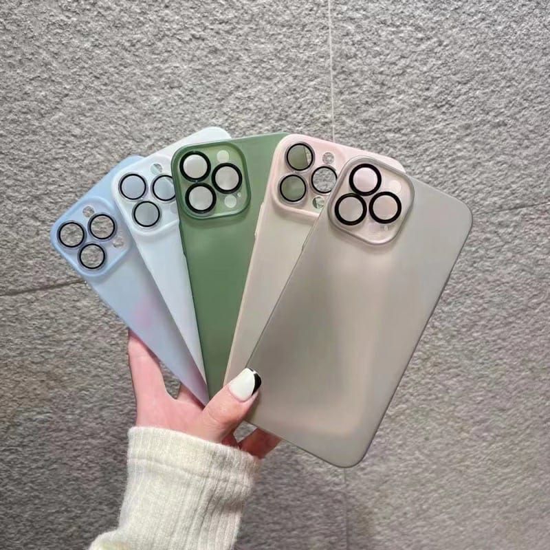 IPHONE 14/14 PLUS/14 PRO/14 PRO MAX ULTRATHIN ULTRASKIN DOVE SLIM CASE CASING TIPIS+TEMPERED PROTECT