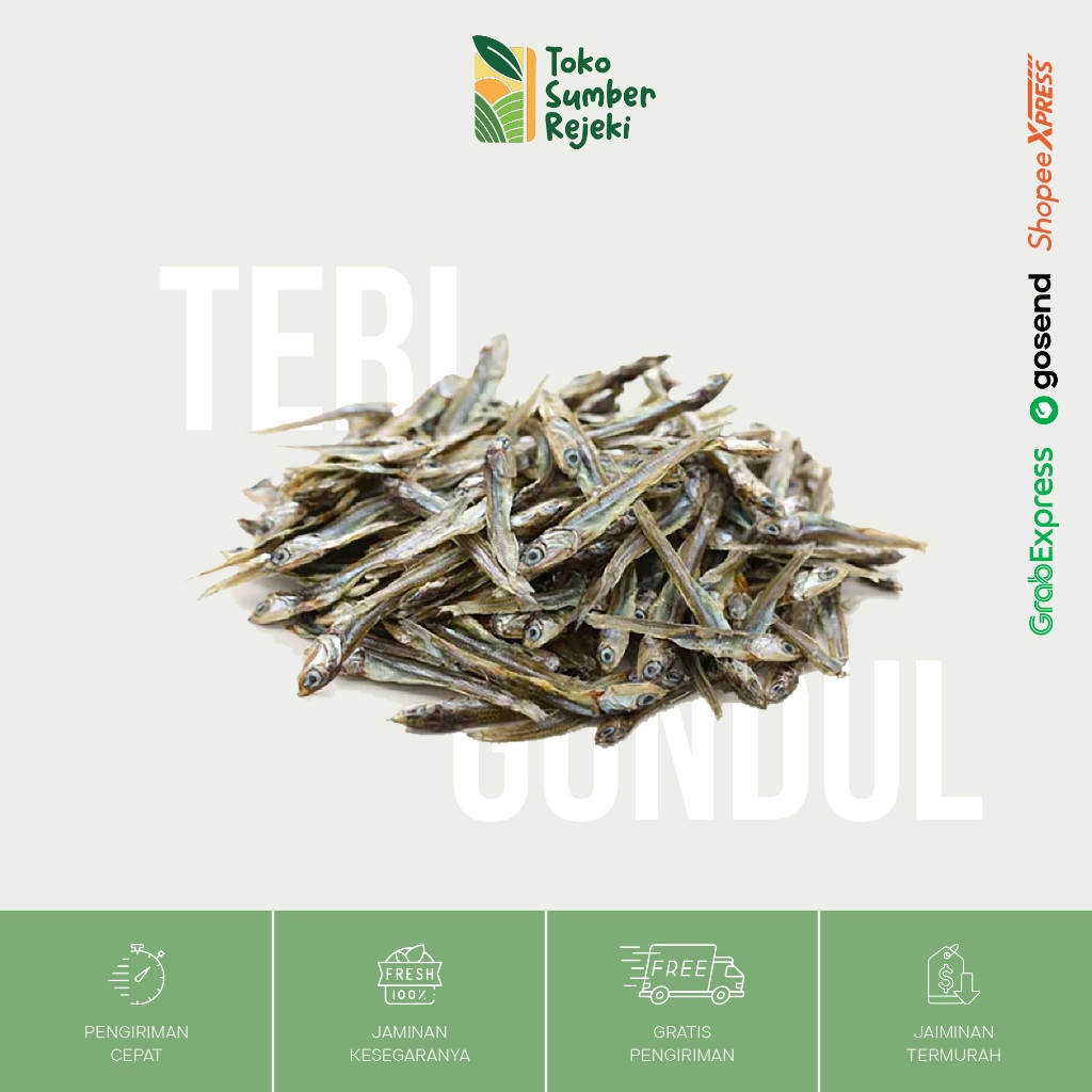 

Teri Gundul Kering - Toko Sumber Rejeki Yogyakarta