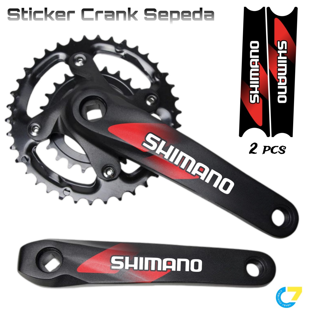 Sticker Crank sepeda MTB Shimano - Sticker Pedal Sepeda MTB - Sticker MTB Shimano