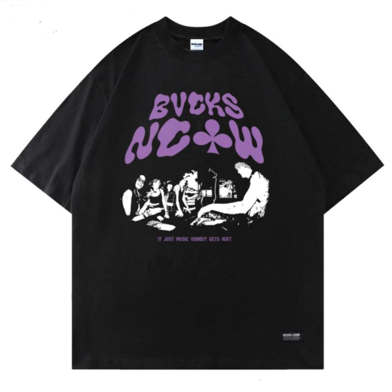 TSHIRT KAOS DISTRO BUCKS AND COw