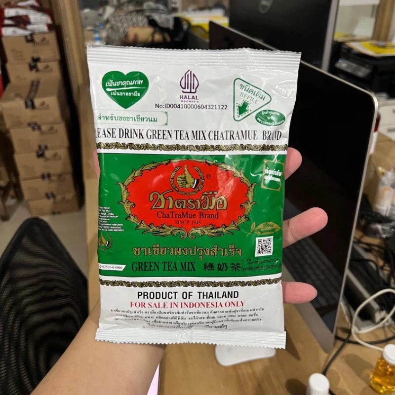 

CHATRAMUE GREEN TEA DAUN 200 GRAM BPOM & HALAL