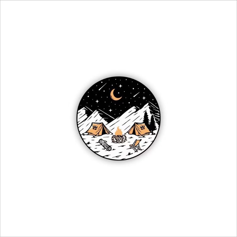 

STICKER MOUNTAIN FOREST BAHAN GRAFTAC