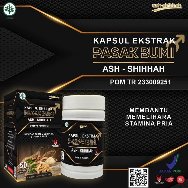 Kapsul Ekstrak Pasak Bumi Ash-Shihhah BPOM Original