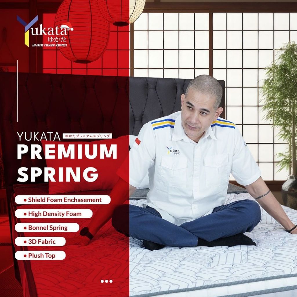 Kasur Spring Bed Yukata Inoac Japan Technology Garansi 15 Tahun kasur springbed central 180 x200