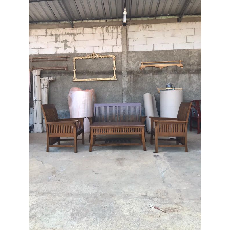 Kursi tamu minimalis jari2 bahan kayu jati-Kursi minimalis jati ruang tamu/Kursi set tamu minimalis 