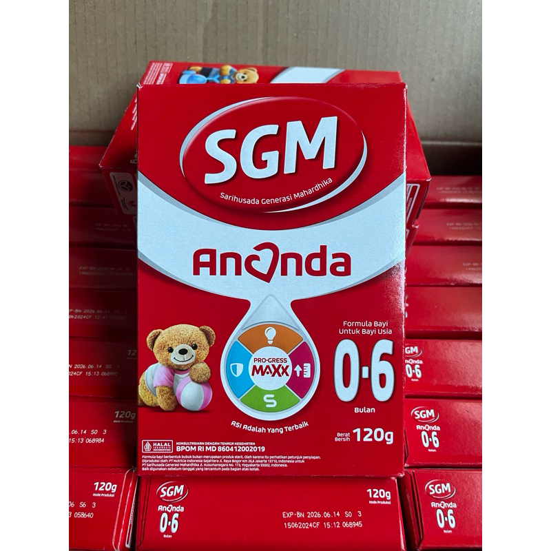 Susu Sgm Ananda 0-6 120g