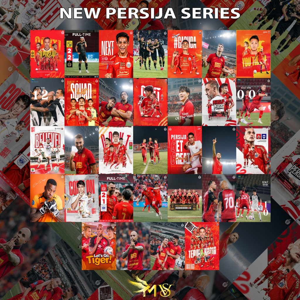 POSTER DINGDING AESTHETIC / POSTER PERSIJA / POSTER BOLA / MURAH ISI 32 LEMBAR