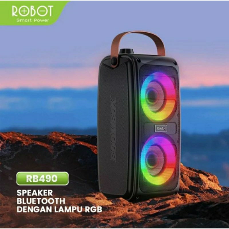 ROBOT RB490 Speaker Karaoke Bluetooth with Microphone