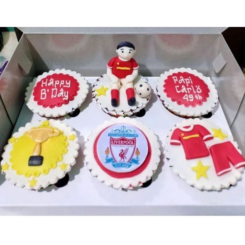 

cupcake karakter custom cupcakes ulang tahun isi 6